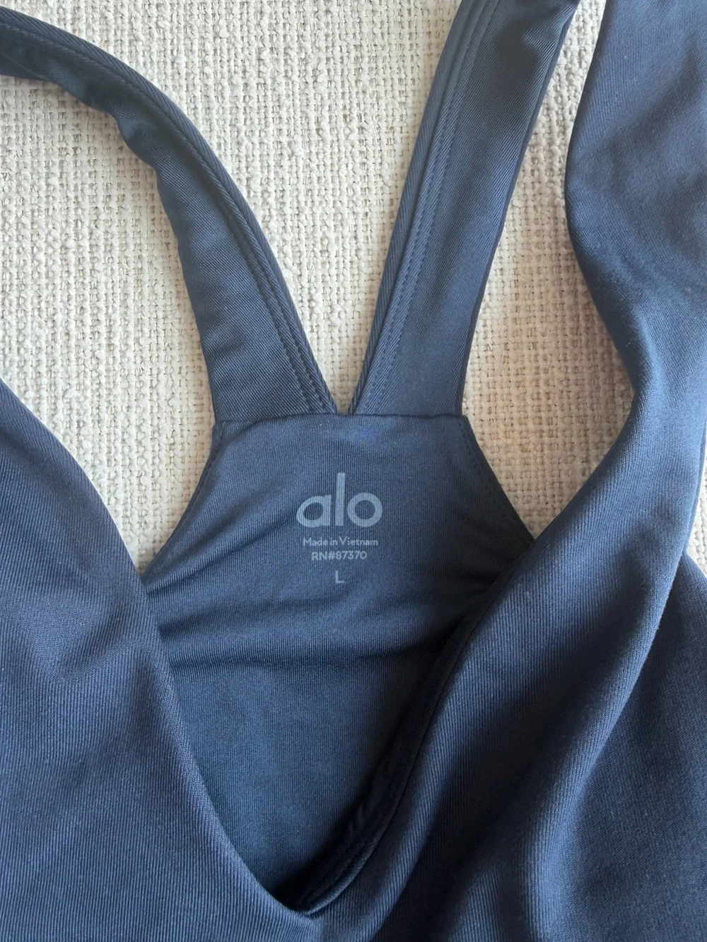 ALO Airbrush Real Bra Tank - Navy